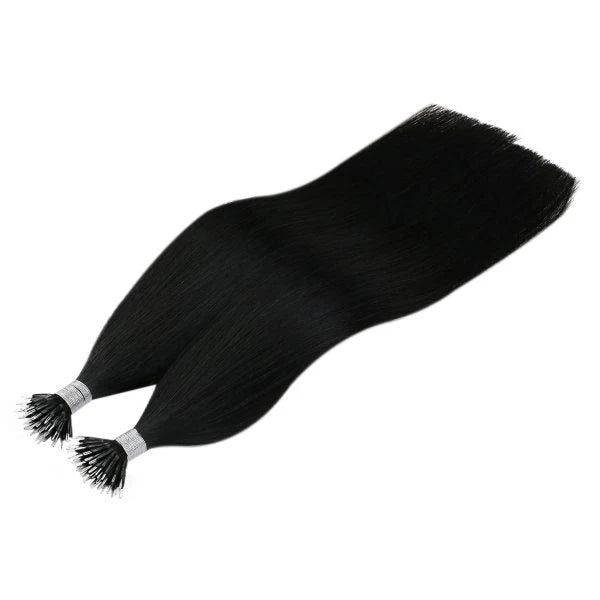 Nano rings raw hair extentions